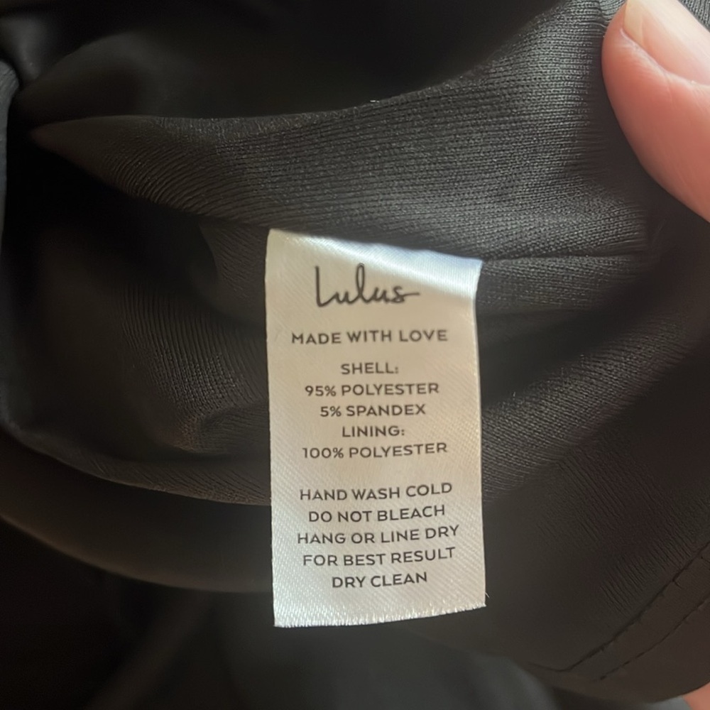 Lulu’s Black Wonder Whirl Twisted Back Skater Dress Size XS Full Skirt Straps - Picture 12 of 15